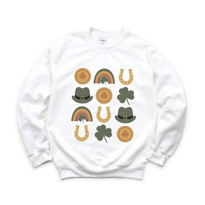 Simply Sage Market Women's Graphic Sweatshirt St. Patrick's Day Chart