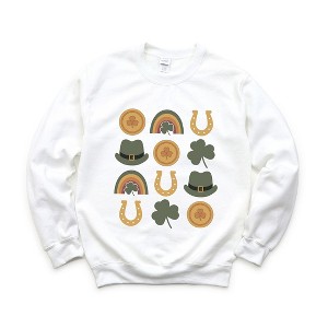 Simply Sage Market Women's Graphic Sweatshirt St. Patrick's Day Chart - 1 of 4