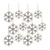 Melrose Wooden Snowflake Ornament (Set of 12) - 2 of 4