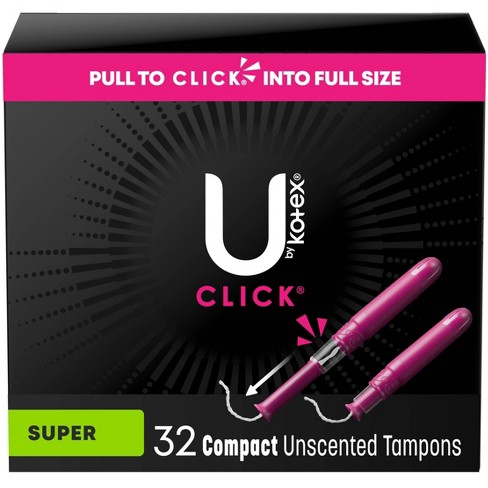 U by Kotex top sleek tampons regular lot