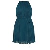 Women's Plus Size Kimmi Button Dress - teal | CITY CHIC - 4 of 4
