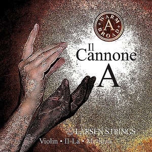 Larsen Strings Il Cannone Warm and Broad Violin A String 4/4 Size Aluminum Wound, Medium Gauge, Ball End - 1 of 1