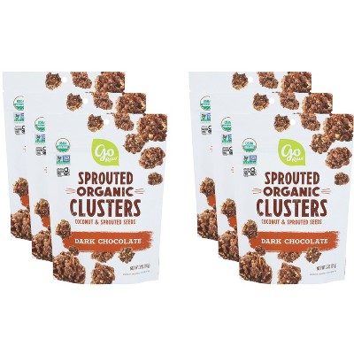 Go Raw Clusters Clusters Chocolate Dark - Pack of 6 - 3 oz