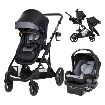 Baby Trend Morph Single to Double Modular Stroller Travel System - Dash Black