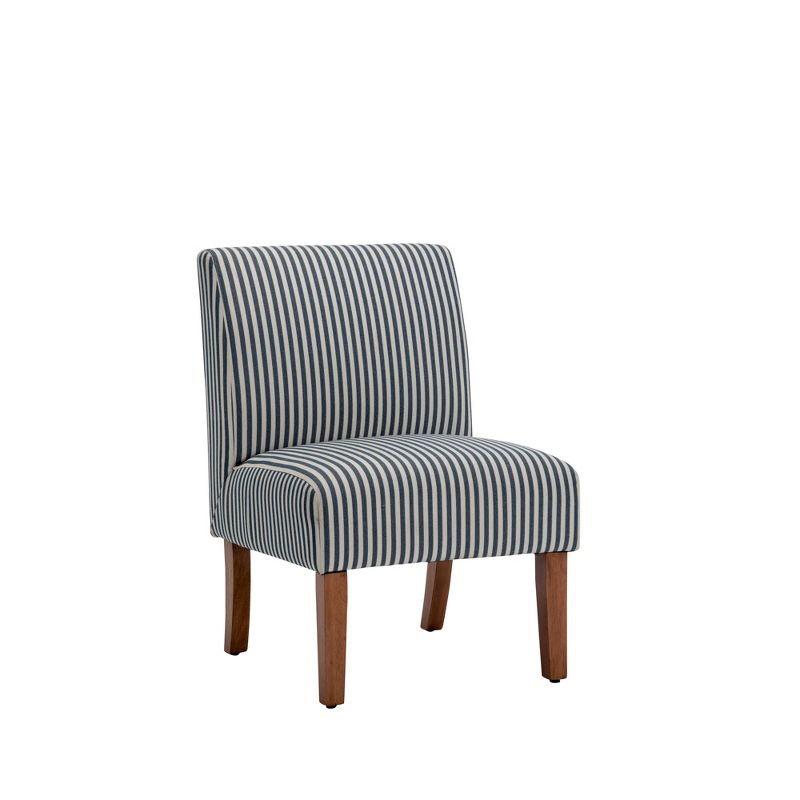 Armless Slipper Accent Chair Striped - WOVENBYRD, 6 of 10