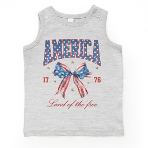 The Juniper Shop Coquette Vintage America Toddler Tank - 1 of 4