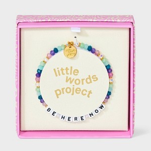 Little Words Project "Be Here Now" Beaded Bracelet Boxed - Inner Compass - 1 of 4