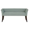 ORRD Teal Upholstered Bench with Nailhead Trim, 400 lbs Capacity Entryway Bench for Bedroom, Living Room, Sturdy Wood Frame, Easy Assembly - 3 of 4