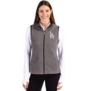 Los Angeles Dodgers Cutter & Buck Cascade Eco Fleece Womens Vest - 1 of 1