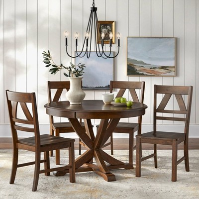 Set Of 2 Vintner Dining Chairs Oak - Buylateral : Target