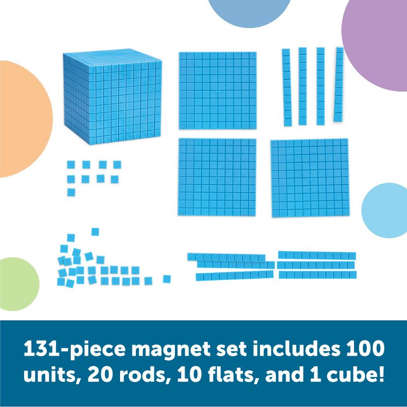 Learning Resources Giant Magnetic Base Ten Set, Ages 6+, 3 of 6