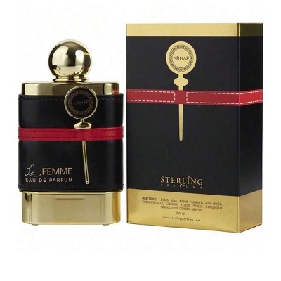 Armaf Le Femme By Armaf Women Lily-Of-The-Valley, Saffron, Jasmine, Vanilla, Patchouli Eau De Parfum Spray 3.4 Oz