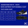 Mizuno Wave Lightrevo Tpu Youth Molded Low Baseball Cleat - 2 of 2