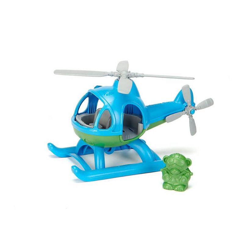 Green Toys Helicopter - Blue/Green, 3 of 8