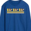 Men's - Pokémon - Pikachu Evee Retro Long Sleeve Graphic T-Shirt - 2 of 4