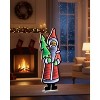 Illuminated Santa with Tree Acrylic Infinity Light Decor – 23.5in by Melrose - 3 of 3