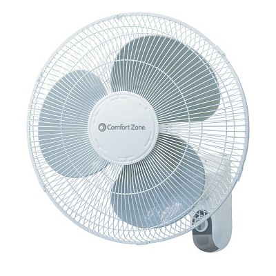 Photo 1 of Comfort Zone 16 Oscillating Wall Fan White