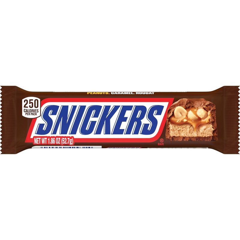 Snickers Full Size Chocolate Candy Bar - 1.86oz, 1 of 11