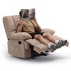 Bencmate Sofas Small Recliner Sofas for Living Room Chair for Adults, Living Room Recliner Adjustable Sofas for Home, Beige,40.1"*38.2"*40.6" - 2 of 4
