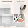 Whizmax White 3-Tier Kids Bookshelf and Bookcase, Toy Storage Cabinet for Storage Books and Toys, Multi Shelf for KId's Bedroom, Playroom - 4 of 4