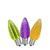 Novelty Lights C7 LED Faceted Christmas Replacement Bulbs Dimmable 25 Pack - 2 of 4