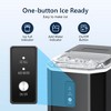 Simzlife 26lbs Ice Makers Countertop - 9 Cubes in 6 Mins, Portable Ice Maker with Carry Handle, Black - 4 of 4