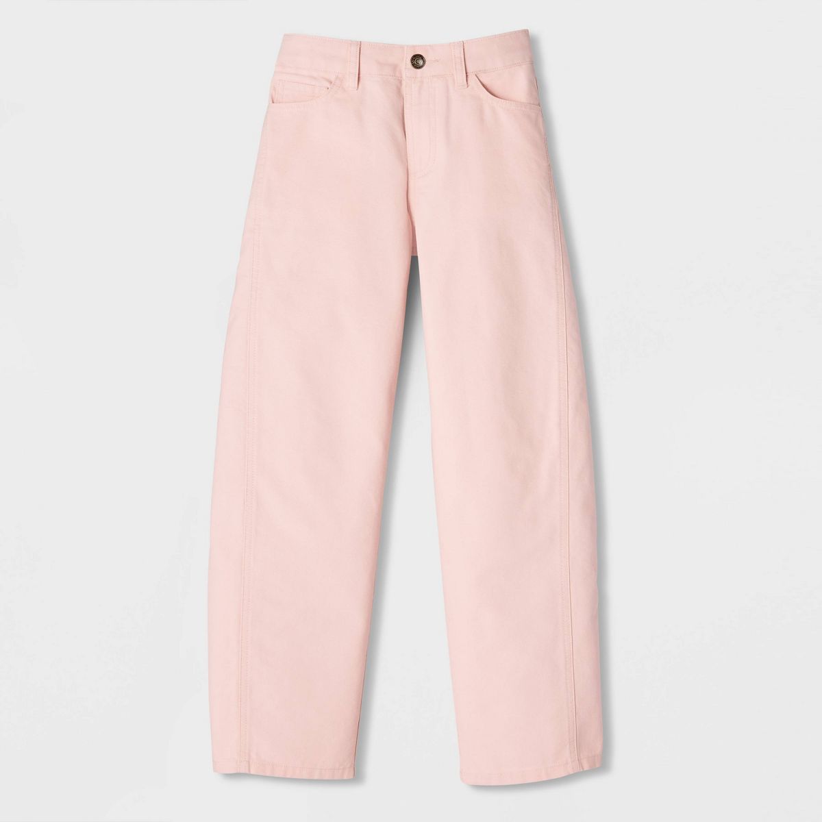 Girls' Mid-Rise Barrel Leg Pants - Cat & Jack™ - thumbnail 7
