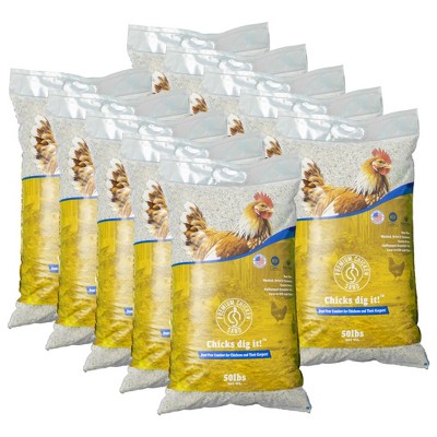 Premium Chicken Sand, Odor Eliminating Bedding for Coops, 50 Lb Bag, 10 Pack