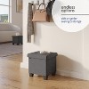 StorageBud Storage Ottoman for Bedroom End of Bed, Velvet Storage Bench, Large Storage Ottoman Bench, Entryway Bench with Storage - 2 of 4