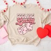 Simply Sage Market Women's Graphic Sweatshirt Feeling Lucky Dice - 3 of 4