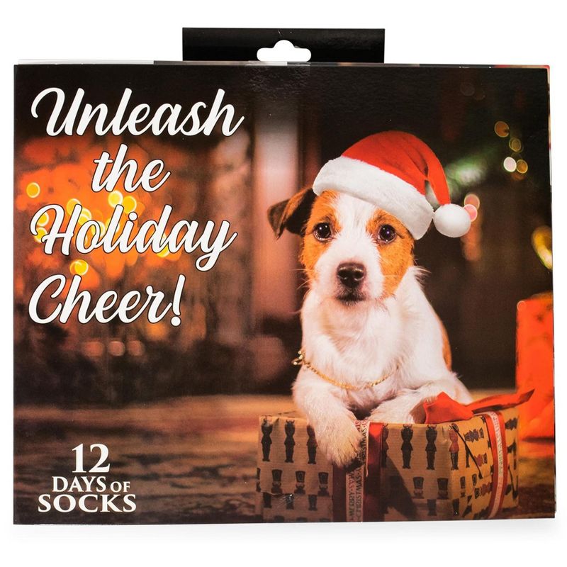 Hypnotic Socks Unleash the Holiday Cheer Womens 12 Days of Socks in Advent Gift Box, 2 of 6