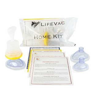 LifeVac Home Kit, Portable Choking Rescue Device, Kid & Adult Masks, 1 count - 1 of 4