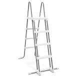 Intex 28077E Heavy Duty Deluxe Pool Ladder with Removable Steps for 52 Inch Depth Above Ground Pools