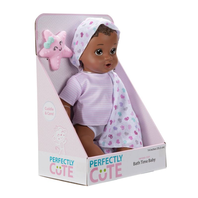 Perfectly Cute Bathtime Baby Doll - Brown Hair, 4 of 8
