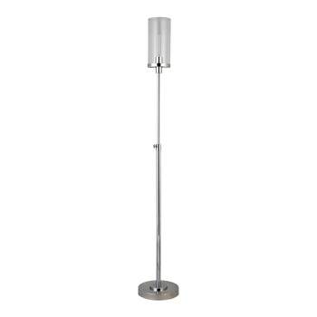 Hampton & Thyme 66" Tall Floor Lamp with Glass Shade