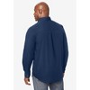 KingSize Men's Big & Tall Long Sleeve Wrinkle Free Sport Shirt - 3 of 4