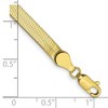 Black Bow Jewelry 4mm 10k Yellow Gold Solid Herringbone Chain Bracelet - 3 of 4