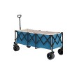 Foldable Extended Wagon with Extra Large Capacity, Heavy Duty Utility Cart with All Terrain Wheels for Camping, Garden, Beach, Shopping-The Pop Home - 2 of 4