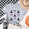 Simply Sage Market Women's Coquette Purple Bow Witch Hat Short Sleeve Graphic Tee - 3 of 4