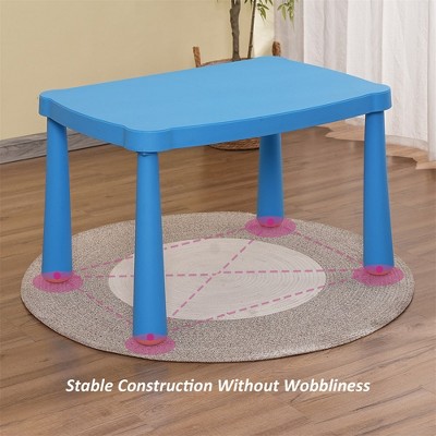 Classroom Activity Table For School And Home, Multi-functional Children Activity Rectangular Table, Lightweight Children School Classroom Table