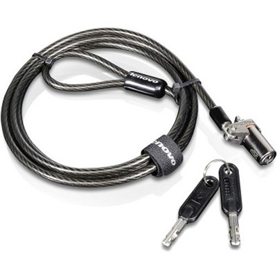 Lenovo Kensington Microsaver DS Cable Lock - Steel, Plastic - 5 ft