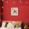 Stupell Industries Cardinal on Holly Branch Framed Print Under Glass Art - 3 of 4