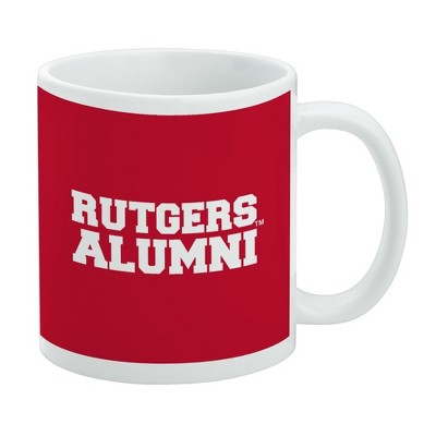 Rutgers Scarlet Knights Alumn Ceramic Coffee Mug Novelty Gift Mugs for Coffee Tea and Hot Drinks 11oz White