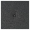 Christopher Knight Home Luise Upholstered Ottoman - Dark Gray : Square Bench, Polyester, Hardwood Frame - 3 of 4