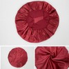 Anna-Kaci Satin Sleep Bonnet Elasticity Wide Band Silky Hair Protection for Curly and Natural Hair - 4 of 4