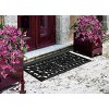 A1HC 100% Rubber Outdoor Doormat, Elegant Scrollwork, 24"x48", All-Weather, Slip-Resistant, Mats for Entryways - 3 of 4