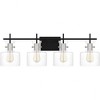 Quoizel Lighting Pensbury 4 - Light Vanity in  Matte Black - 2 of 4