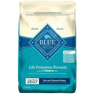 Blue Buffalo Life Protection Fish & Oatmeal Recipe Large Breed Adult Dry Dog Food - 30lbs