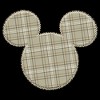 Boy's Disney Mickey Mouse Plaid Silhouette Pull Over Hoodie - 2 of 4
