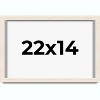 PosterPalooza | Barnwood Shadow Box White Picture Frame - UV Acrylic, Backing Board, Hanging Hardware - 2 of 4
